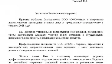 ООО «ЭКОсервис» ООО «ЭКОсервис»